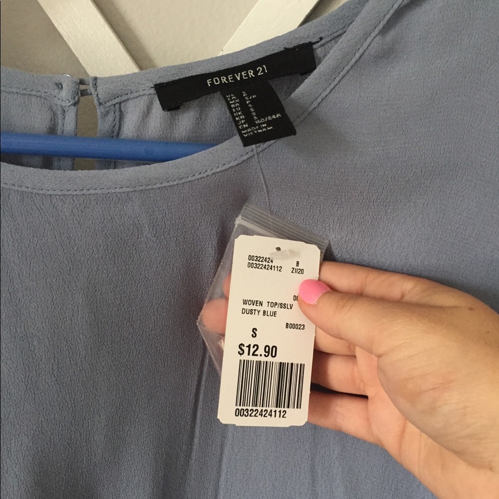 NWT Women’s Blue blouse - small.